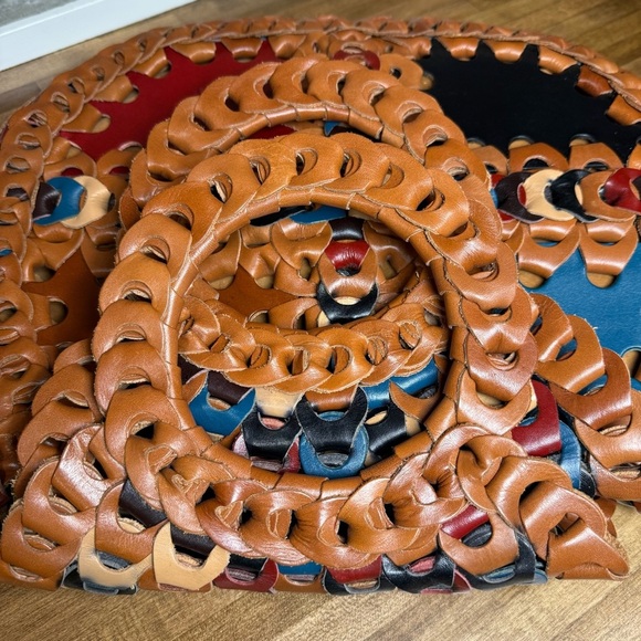 Patricia Nash Pisticci Flapover Crossbody Bag - Chainlink Collection - Picture 9 of 9